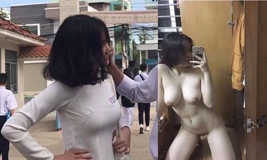 sex les nữ Học sinh ngốc nghe bạn trai đi vào nhà nghỉ